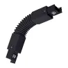 xiled-accessoire coude flexible angle 90° pour rail 3 allumages 220v blanc ou noir
