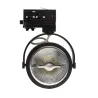 spot sur rail 3 allumages noir led orientable variable angle 24°-800 lumens-3000k-4000k-6000k