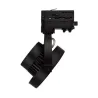 spot sur rail 3 allumages noir led orientable variable angle 24°-800 lumens-3000k-4000k-6000k