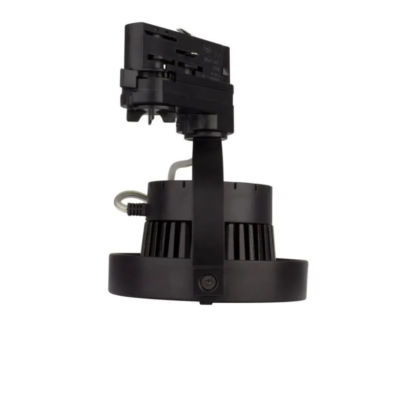 spot sur rail 3 allumages noir led orientable variable angle 24°-800 lumens-3000k-4000k-6000k