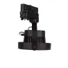 spot sur rail 3 allumages noir led orientable variable angle 24°-800 lumens-3000k-4000k-6000k