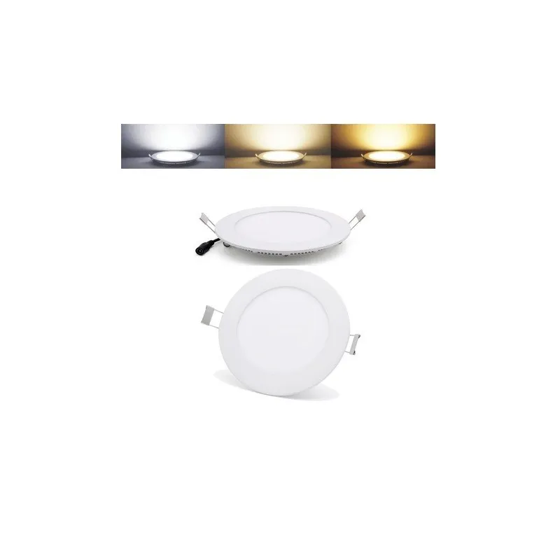 encastrable led 18w 1500 lumens radio fréquence applique variable 3 couleurs 3000k-4000k-6000k