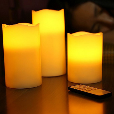 kit-de-3-bougies-a-led-a-piles-blanc-chaud-avec-telecommande