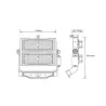 projecteur led 500w éclairage grande hauteur stade,grue,monument-hangar 62500 lumens ip66 driver meanwell