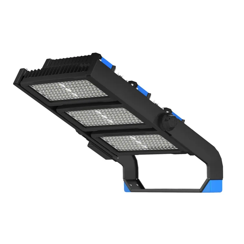 Projecteur led 750w variable 1-10v éclairage grande hauteur stade, grue, monument-hangar 93700 lumens ip66