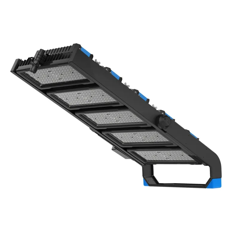 Projecteur led 1250w variable 1-10v éclairage grande hauteur stade, grue, monument-hangar 212500 lumens ip66