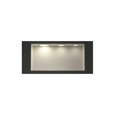 Spot Encastrable led 6w-420 lumens rond extra plat aluminium blanc cuisine