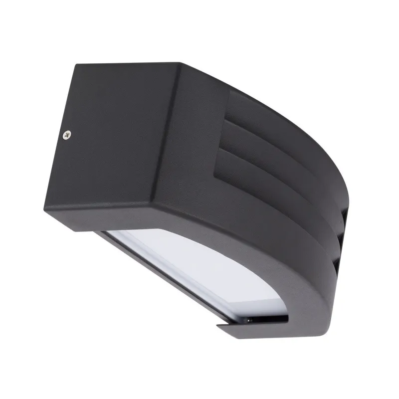 applique exterieur rectangle grille noir interieur-culot e27-ip54-220v-balisage