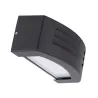 applique exterieur rectangle grille noir interieur-culot e27-ip54-220v-balisage