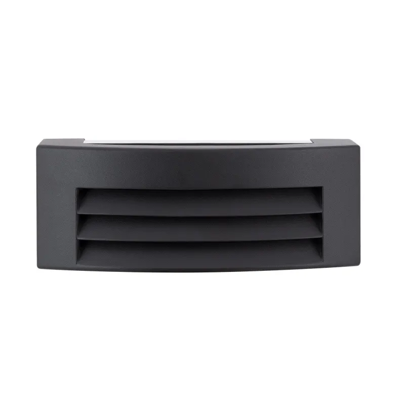 applique exterieur rectangle grille noir interieur-culot e27-ip54-220v-balisage