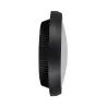 hublot rond noir ip65 double ampoule e27