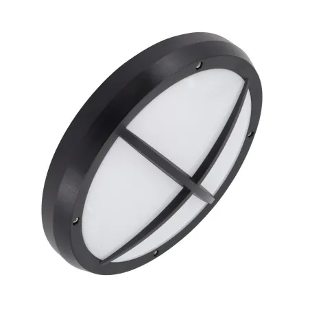 applique exterieur led rectangulaire noire 600lumens 17cm etanche ip65