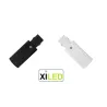 CONNECTEUR ALIMENTATION POUR RAIL 3 ALLUMAGES GRIS