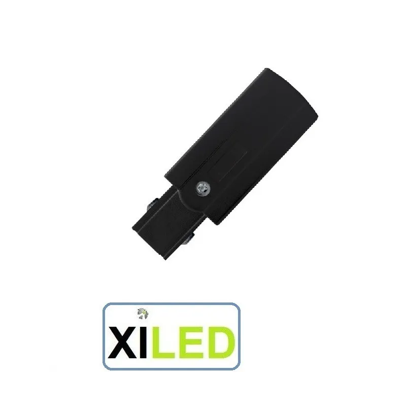 CONNECTEUR ALIMENTATION POUR RAIL 3 ALLUMAGES GRIS