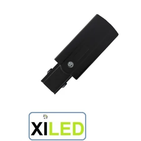 CONNECTEUR ALIMENTATION POUR RAIL 3 ALLUMAGES GRIS