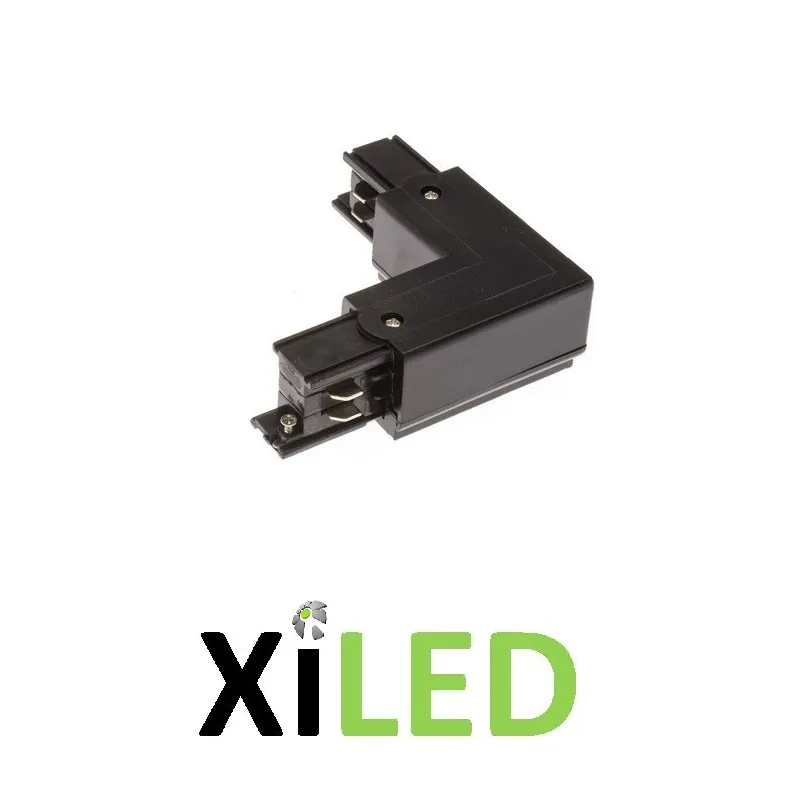 COUDE ANGLE 90° POUR RAIL 3 ALLUMAGES blanc