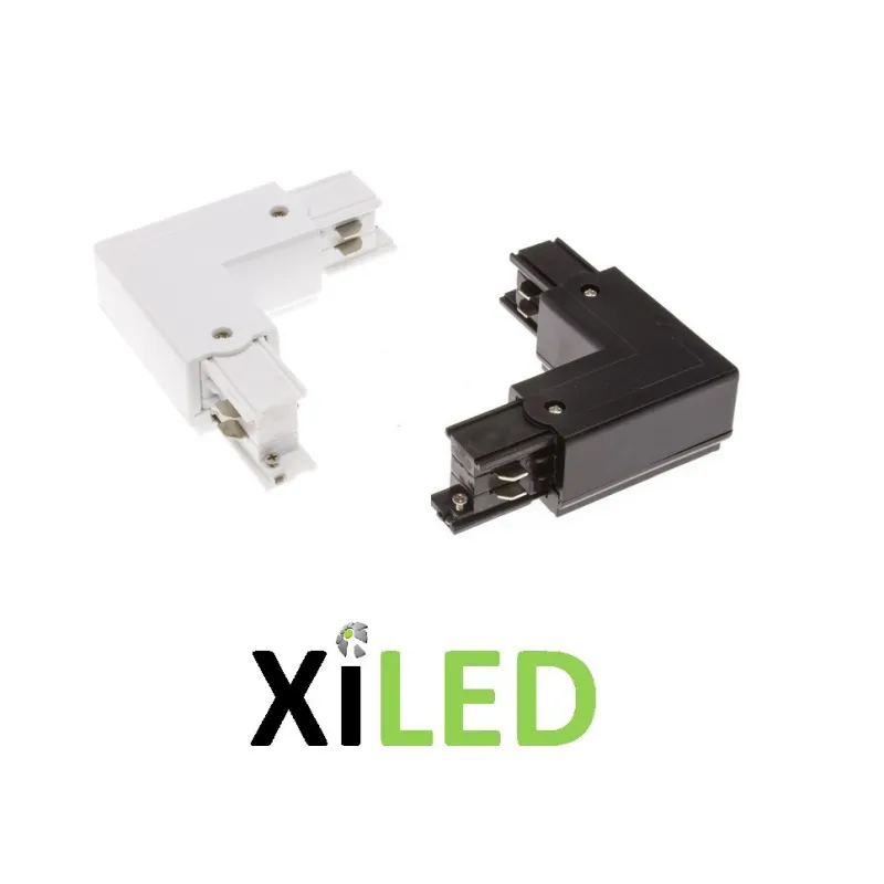 COUDE ANGLE 90° POUR RAIL 3 ALLUMAGES blanc