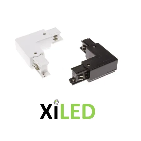COUDE ANGLE 90° POUR RAIL 3 ALLUMAGES blanc