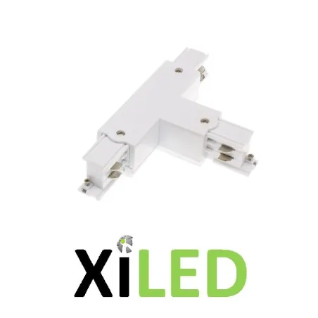 CONNECTEUR EN T POUR RAIL 3 ALLUMAGES GRIS TEAR PR-T