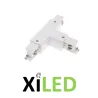CONNECTEUR EN T POUR RAIL 3 ALLUMAGES GRIS TEAR PR-T
