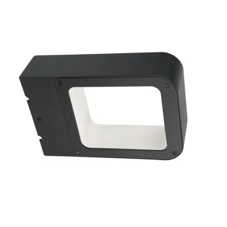 applique murale exterieur noire moderne double eclairage led 320lm-ip54