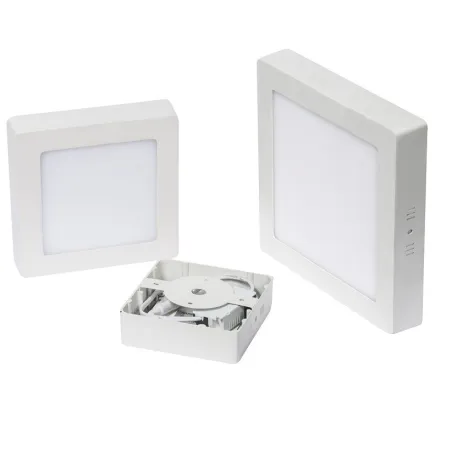 plafonnier led CARRE 6w installation en saillie blanc