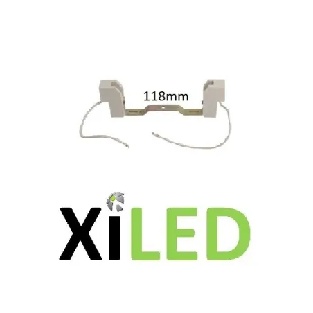 support douille ampoule halogène crayon r7s led 118mm a ressort