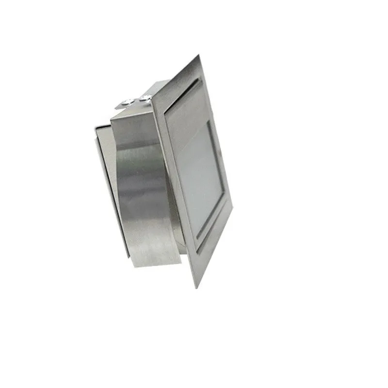 Spot de balisage à 1.5w LED d'escalier mur encastrable inox