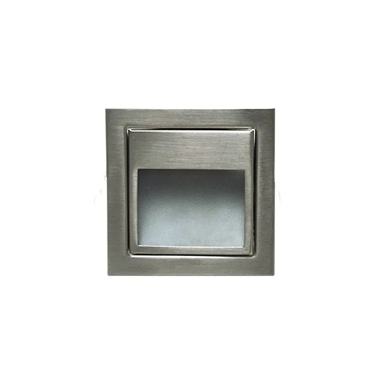 Spot de balisage à 1.5w LED d'escalier mur encastrable inox