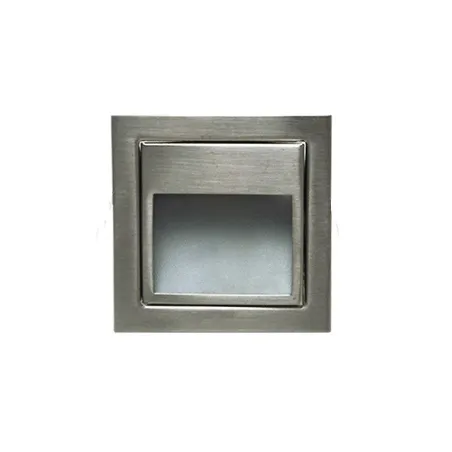 Spot de balisage à 1.5w LED d'escalier mur encastrable inox