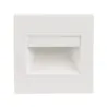 Spot de balisage à 1.5w LED d'escalier mur encastrable blanc