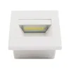 Spot de balisage à 1.5w LED d'escalier mur encastrable blanc