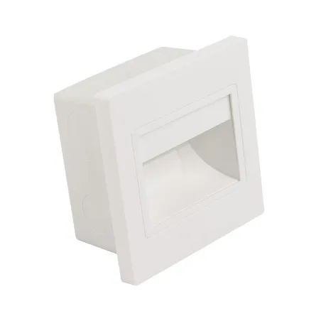 Spot de balisage à 1.5w LED d'escalier mur encastrable blanc