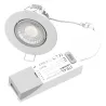 spot 7w led downlight rt2012 variable ip65 recouvrable rond blanc 89mm blanc-bbc-selectionneur de temperature 3000k-4000k-6000k