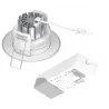 spot 7w led downlight rt2012 variable ip65 recouvrable rond blanc 89mm blanc-bbc-selectionneur de temperature 3000k-4000k-6000k