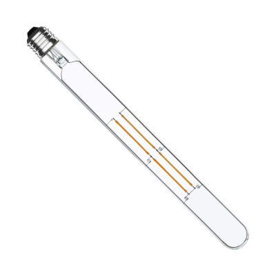 ampoule led filament dimmable culot e27 verre clair-tube 30cm-550 lumens