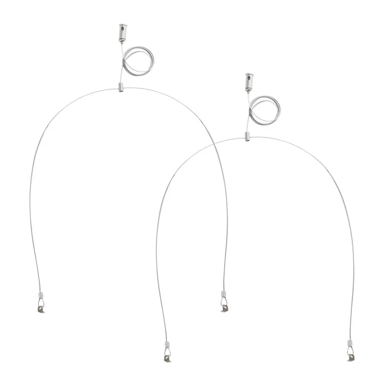 Kit suspension en u pour dalle led xiled
