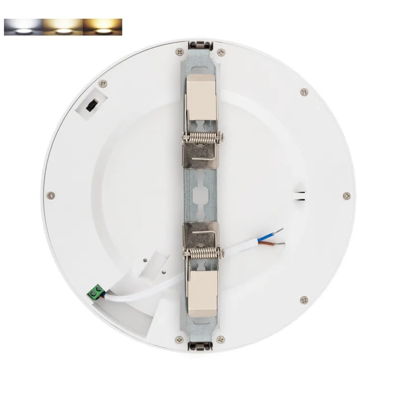 encastrable led 22w 2200 lumens encastrement ajustable radio fréquence applique variable 3 couleurs 2700k-4000k-6000k