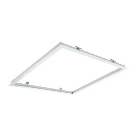 cadre pour encastrement dalle led 600x600mm avec ressort type downlight