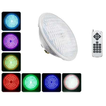 Ampoule piscine couleurs 35w led par56 rgb radio rf
