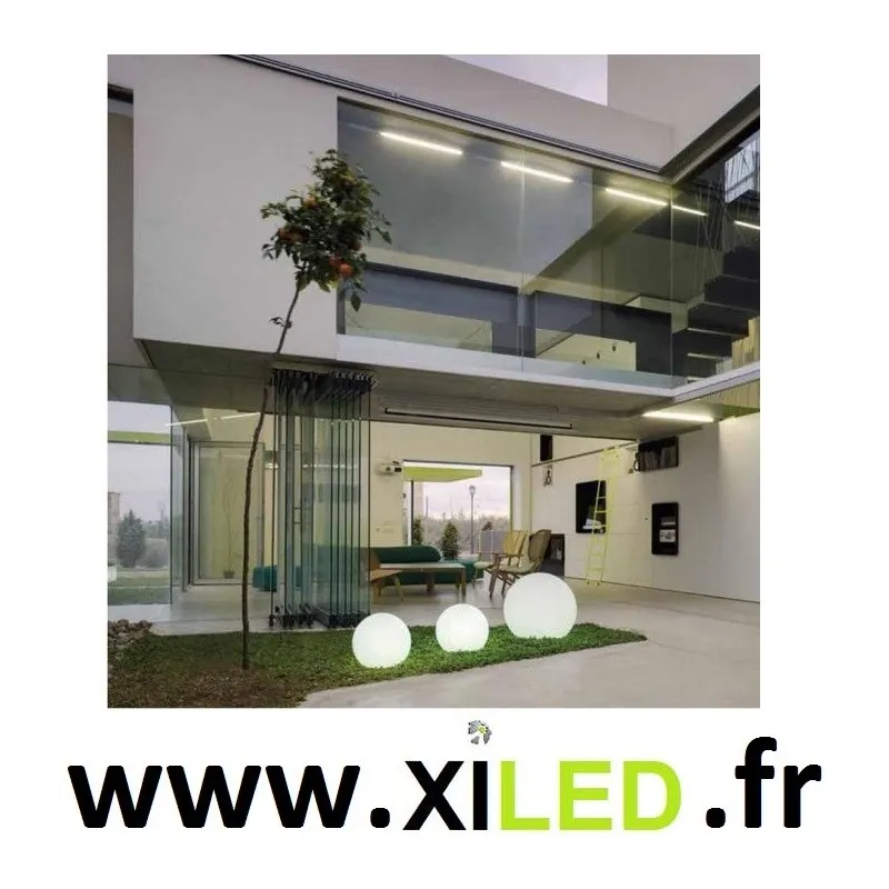 boule led 30cm rechargeable extérieur multi couleurs rgbw