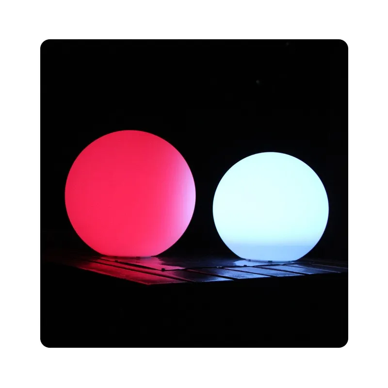 boule led 30cm rechargeable extérieur multi couleurs rgbw
