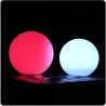 boule led 30cm rechargeable extérieur multi couleurs rgbw