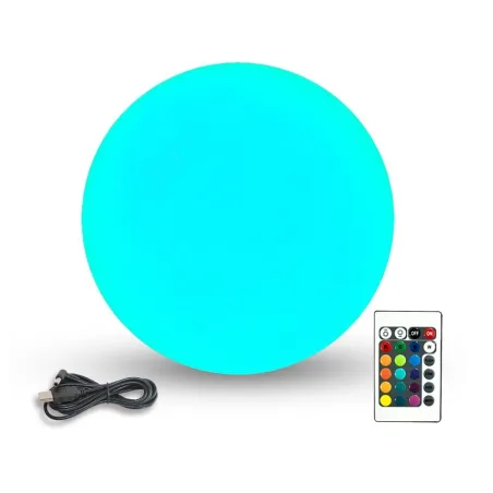 boule led 30cm rechargeable extérieur multi couleurs rgbw
