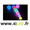 boule led 40cm rechargeable extérieur multi couleurs rgbw