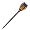 lanterne de jardin solaire led torche flambeau effet feu scintillent 