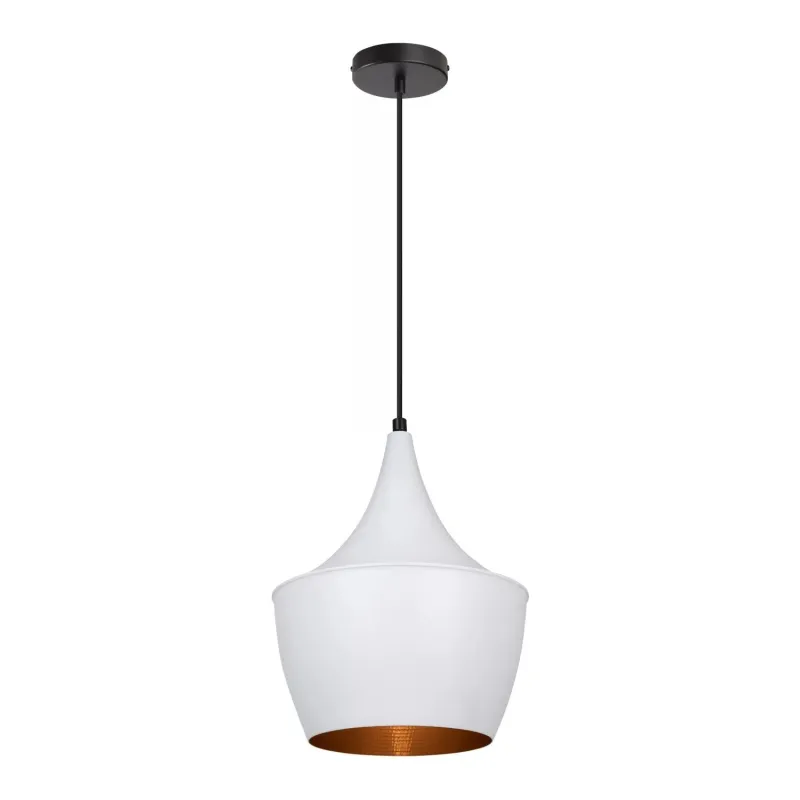 SUSPENSION blanche 44cm culot e27