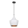 SUSPENSION blanche 44cm culot e27