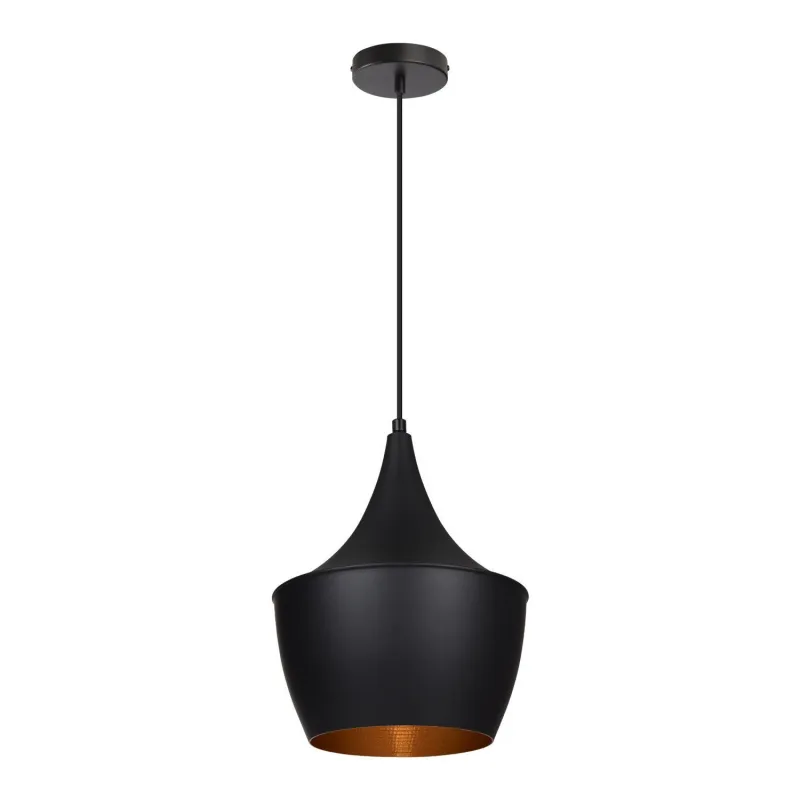 SUSPENSION noire 44cm culot e27
