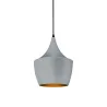 SUSPENSION grise 44cm culot e27